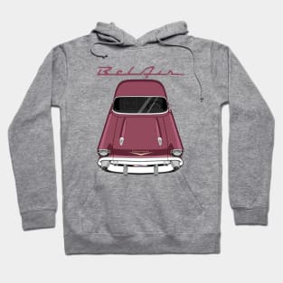 Chevrolet Bel Air 1957 - dusk plum Hoodie